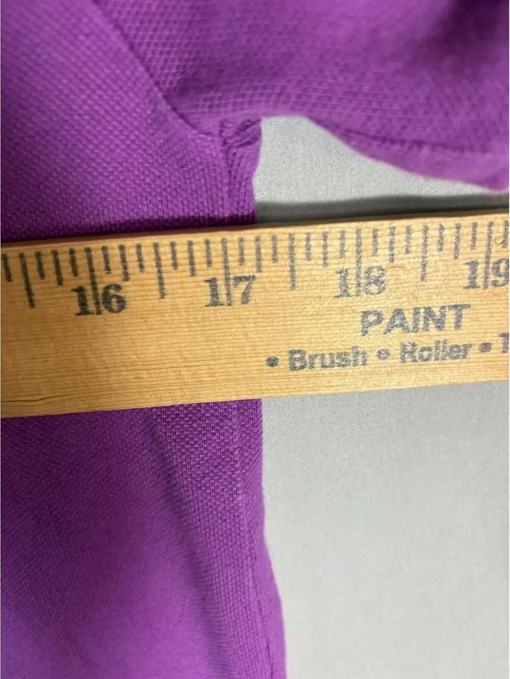 Polo Ralph Lauren Youth L 14-16 Purple Pique Cotton Polo Shirt Pony Logo READ